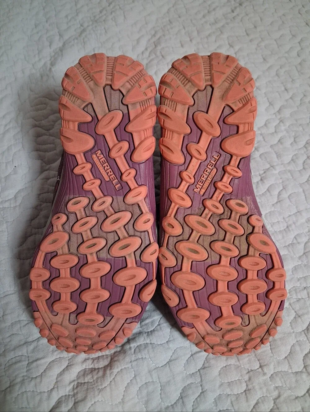 Merrell Chameleon 7 Access Mid Hiking Boots Youth Girls Size 5M Purple Pink
